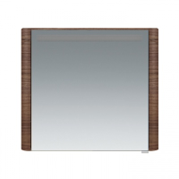 картинка N 1 к AM.PM Sensation, зеркало, зеркальный шкаф, левый, 80 см, с подсветкой, орех, текстурированная 
