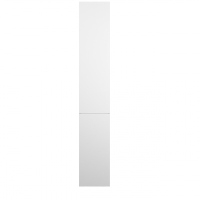 картинка N 1 к AM.PM GEM, шкаф-колонна, подвесной, правый, 30 см, двери, push-to-open, цвет: белый, глянец 