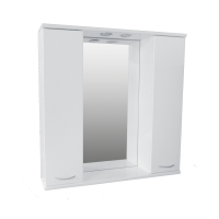 AquaLine Панда 800/с Зеркало-шкаф  со светильником