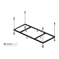 Vagnerplast Каркас к прямоугольным ваннам 160x70 + ножки S4 