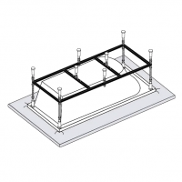 Vagnerplast Каркас 175*70 + ножки S4