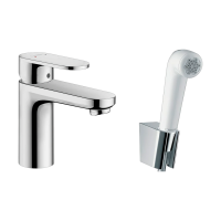 картинка N 2 к Hansgrohe Vernis Blend 100 Смеситель для раковины, однорычажный, с гигиеническим душем и шлангом 160