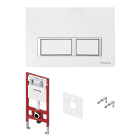 TeceSpring Base Комплект с клавишей смыва с прямоугольными кно